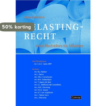 Belastingrecht Bachelors 2009-2010 Theorieboek - G.A.C., Verzenden, Gelezen, G.A.C. Aarts