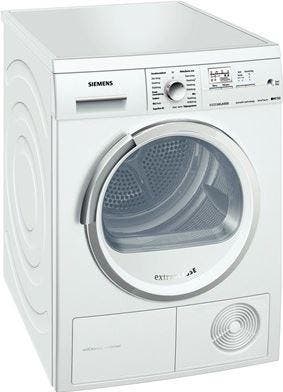 Siemens Wt46w582 - Warmtepompdroger - 7 kg - 65 dB, Ophalen of Verzenden, Zo goed als nieuw, Voorlader, 85 tot 90 cm