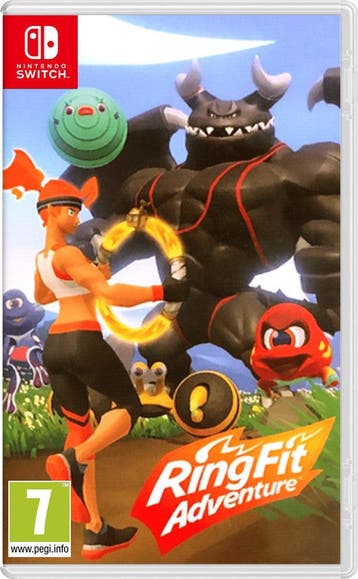 Switch Ring Fit Adventure (Game Only), Spelcomputers en Games, Spelcomputers | Nintendo Switch, Verzenden, Zo goed als nieuw
