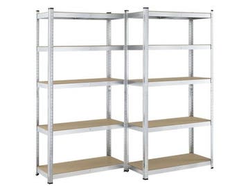 Veiling - 2 stuks Magazijnstelling - Basic - 180 x 90 x 40 c, Huis en Inrichting, Nieuw