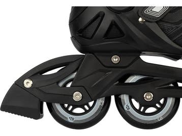 Nijdam Gear Up - Inlineskates - Semi-softboot - Zwart - Maat, Verzenden, Nieuw