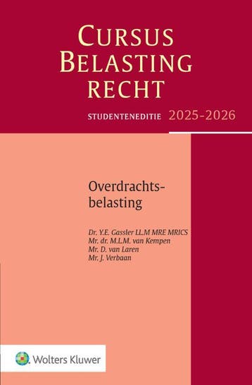 Cursus belastingrecht 2025 2026 9789013175660, Verzenden, Zo goed als nieuw