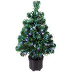 Kunstkerstboom van glasvezel - 65 x 35 cm - groen - met v..., Diversen, Verzenden, Nieuw