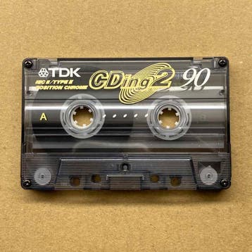 TDK CDing 2 90 onbespeeld gebruikt (Cassette band), Cd's en Dvd's, Cassettebandjes, Ophalen of Verzenden, Nieuw in verpakking