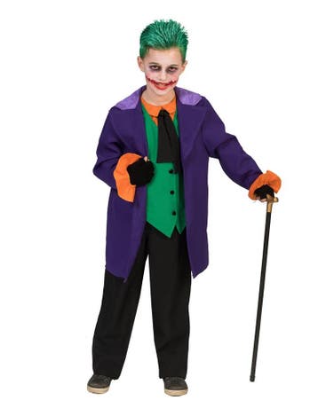 The Joker Boy kostuum kind, Kleding | Heren, Carnavalskleding en Feestkleding, Ophalen of Verzenden, Nieuw