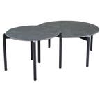 Tucson salontafels 87 cm rond en 67 cm rond keramiek, Ophalen of Verzenden, Nieuw