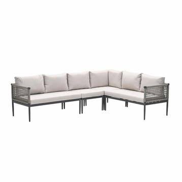 Garden Impressions Burela lounge hoekset rechts 4-delig -, Tuin en Terras, Tuinsets en Loungesets, Verzenden, Nieuw