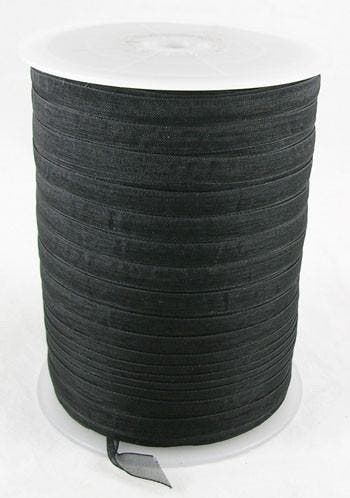 2 meter organza lint 6mm zwart (Lint voor armbandjes), Ophalen of Verzenden, Nieuw, Draad