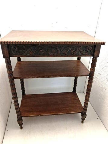 Bijzettafel - Eik - Amsterdamse School stijl