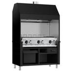 GGM Gastro | Gasbarbecue BERLIN - 21kW - 6 grillroosters - |, Verzenden, Nieuw