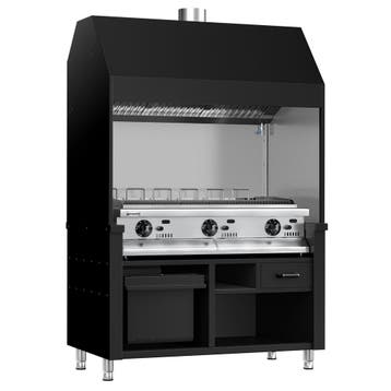GGM Gastro | Gasbarbecue BERLIN - 21kW - 6 grillroosters - |, Verzenden, Nieuw