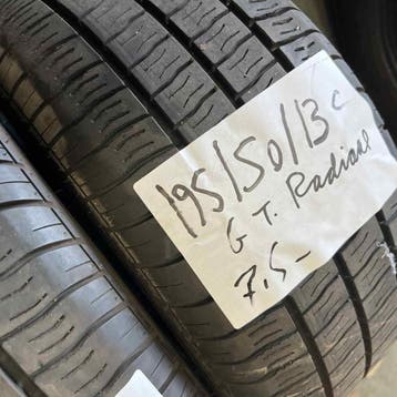 2 x GT Radial 195-50-13 C Zomerbanden 7,5mm, 13 inch, Ophalen of Verzenden, Band(en), 195 mm