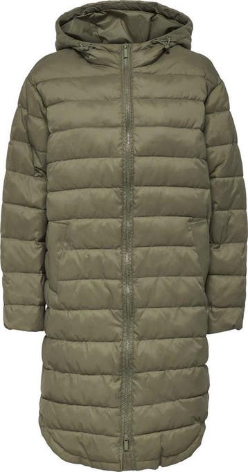 ONLY - Maat XS - ONLMELODY QUILTED COAT SHINY OTW Dames Jas, Kleding | Dames, Jassen | Winter, Verzenden, Nieuw