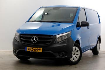 Mercedes-Benz Vito L1H1 | Financial Lease voor 227 p/mnd, Gebruikt, Euro 6, Overige carrosserieën, Blauw