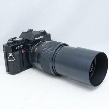 Minolta X-7 + MC Tele Rokkor-QF 3,5/200mm | Analoge camera, Nieuw