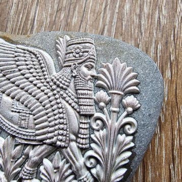 Neo-Assyrische Rijk (911–609 v.Chr.) – Gevleugelde leeuw met