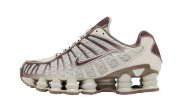 Nike Shox TL Light Bone Burgundy Crush (Womens), Nieuw