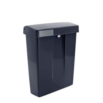 Intersteel Summus wandbrievenbus kunststof - zwart RAL9005, Tuin en Terras, Brievenbussen, Verzenden, Nieuw