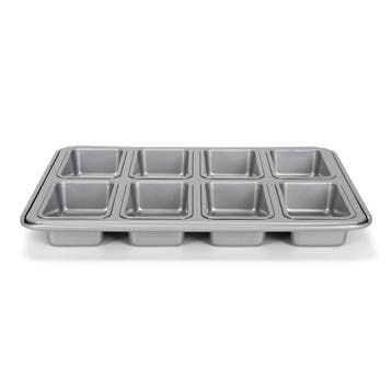Patisse Mini Broodvorm Silver-Top 8-vaks 34x28cm, Verzenden, Nieuw