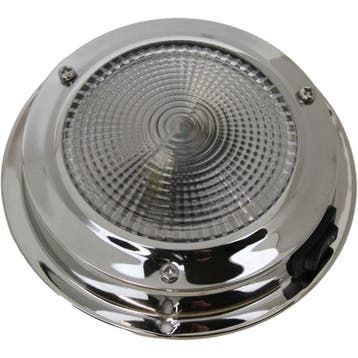 Plafondlamp Boot 12 Volt 107mm Rvs, Ophalen of Verzenden, Nieuw