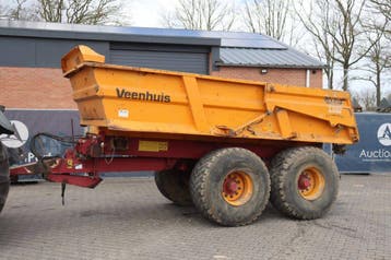 Veiling: Kipper Jan Veenhuis JVZK 18000 2002, Overige kleuren, Overige brandstoffen, Aanhangers en Opleggers, BTW verrekenbaar