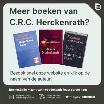 Wolters handwoordenboek Nederlands-Frans / Wolters, Verzenden, Gelezen, C.R.C. Herckenrath