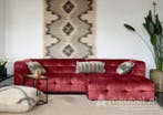 Loungebank Castricum - loungebanken - Rood, Nieuw, 150 cm of meer, Stof, 250 tot 300 cm