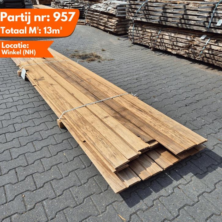 Thermo Frake Channelsiding 3050-4850x140-115x20mm, Doe-het-zelf en Verbouw, Platen en Panelen, Ophalen of Verzenden
