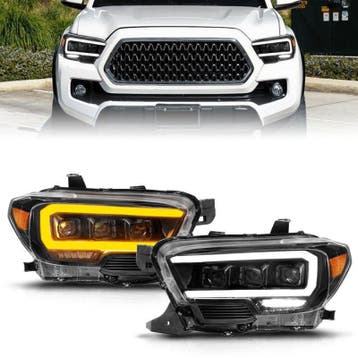 ANZO 16-22 Toyota Tacoma LED Projector Headlights w/ Light, Ophalen of Verzenden, Nieuw