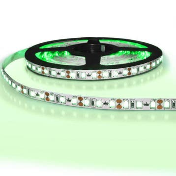 5 meter gekleurde led strip IP20 12V of 24V - Groene kleur, Verzenden, Nieuw