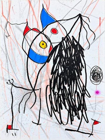 Joan Miro (1893-1983) - Passage de LÉgyptienne