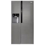 LG GSL360ICEV Amerikaanse Koelkast Side By Side 606L RVS, 200 liter of meer, 60 cm of meer, Refurbished, Met vriesvak