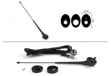 Universele dakantenne AM/FM 0-90 graden hellingshoek met 3 v, Auto diversen, Overige Auto diversen, Verzenden