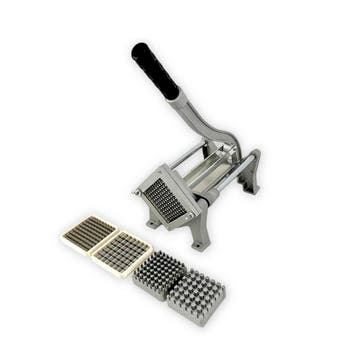 HCB Frietsnijder - 8, 10 en 12 mm - aluminium, Verzenden, Nieuw in verpakking, Fornuis, Frituur en Grillen