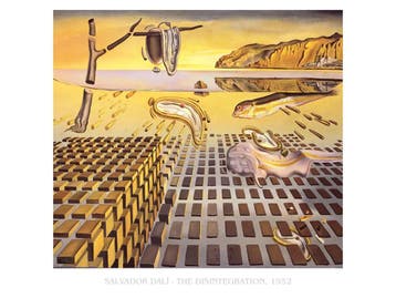 Kunstdruk Salvador Dali - La Desintegration de la, Verzenden, Nieuw