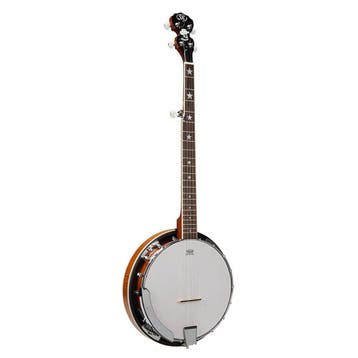 SX BJ405 5-Snarige Banjo – Naturel Satin, Matte Finish,, Muziek en Instrumenten, Snaarinstrumenten | Banjo's, Ophalen of Verzenden