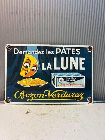 La Lune – Bozon-Verduraz – Vintage emaille reclamebord –