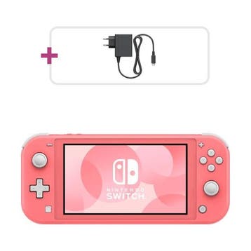 Nintendo Switch Lite - Coral (Met Oplader), Verzenden, Nieuw