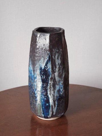 Vaas - Porselein - Japan - Vaas - Japanse Bizen-stijl