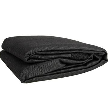Balkondoek 90 cm hoog x 500 cm Carbon Black, Tuin en Terras, Schaduwdoeken, Ophalen of Verzenden, Nieuw