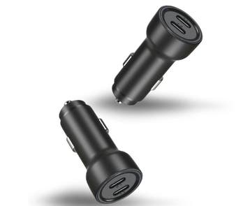 DrPhone QC15 Autolader 65W – Dual USB-C PD Snellader – Voor, Verzenden, Nieuw