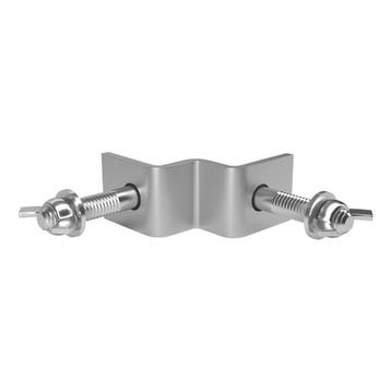 FORTEX hoekconnector voor STAGE750 podiumleuning - 2 stuks, Verzenden, Nieuw