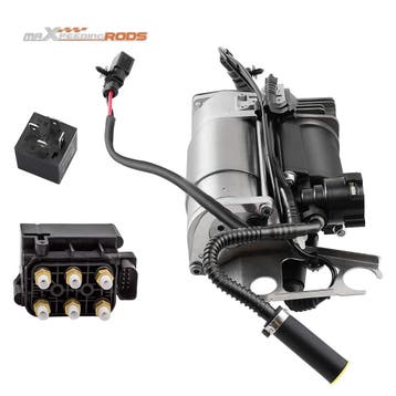 Luchtveringcompressor + Klep geschikt voor VW Touareg, Po..., Verzenden, Nieuw, Volkswagen