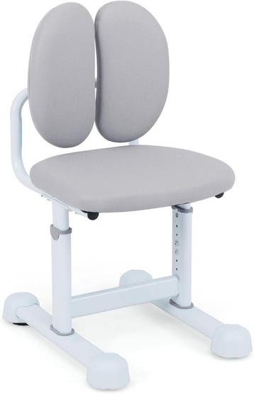 Kinder bureaustoel - Ergonomisch - Zithoogte 35-43 cm - Grij, Verzenden, Zo goed als nieuw