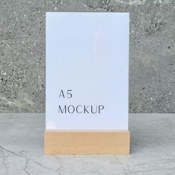 HOCHO Beuken Menustandaard – A5 – Houten Basis – Stijl, Ophalen of Verzenden, Nieuw