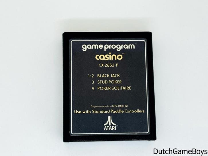Atari 2600 - Casino, Spelcomputers en Games, Games | Atari, Gebruikt, Verzenden