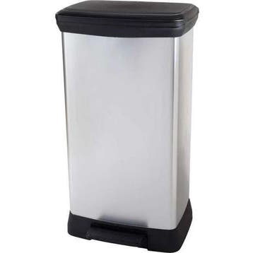 Duo Rechthoek Vuilnisbak - DECO BIN - CURVER - 46L (23+23..., Verzenden, Nieuw