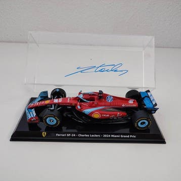 Ferrari - Gran premio de Miami - Charles Leclerc - 2024 -, Verzamelen, Automerken, Motoren en Formule 1, Nieuw