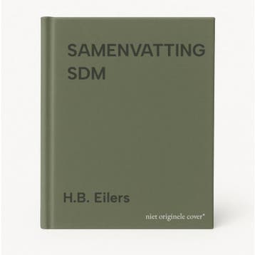 SAMENVATTING SDM 9789062335923 H.B. Eilers, Verzenden, Gelezen, H.B. Eilers
