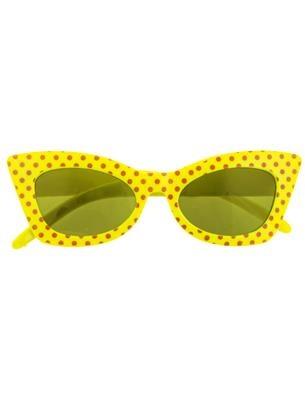 Rock n Roll Bril Fluor Geel, Ophalen of Verzenden, Nieuw